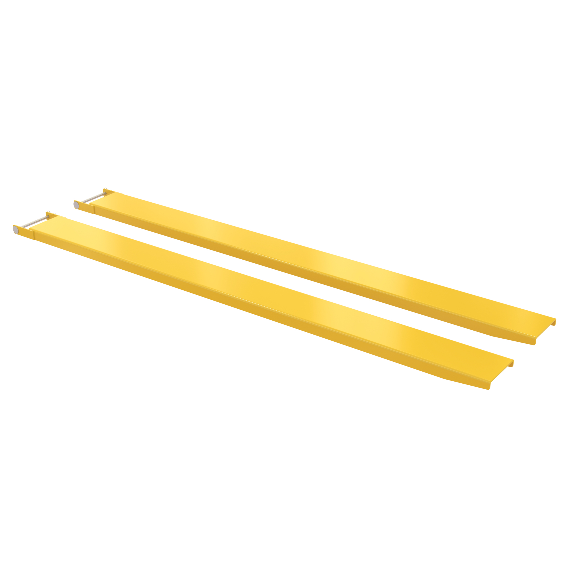 Vestil Pin-Style Fork Extension - 7.5in. x 108in., 4000-Lb. Capacity, Steel, Model# FE-7-108-P